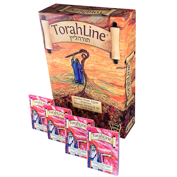 TorahLine 2022 Passover Bundle - 1x TorahLine Game 4x Plague Mini Games